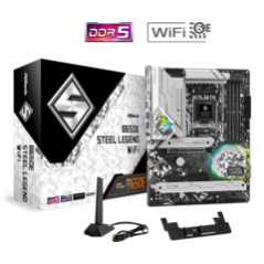 ASRock B650 Steel Legend WiFi ATX Motherboard - Unleash Your AMD Gaming Potential!